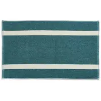 HAY Stripe badmat Petrol blue, 50x80 cm