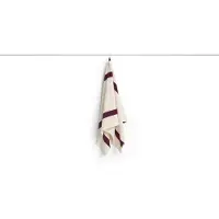 HAY Stripe Badhanddoek Burgundy