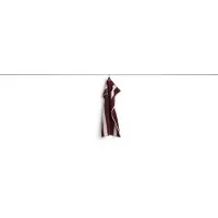 HAY Handdoek Stripe Hand Towel Burgundy - 40 x 60 cm