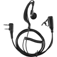 Typecat 2Pin G Shape Earpiece PTT MIC Ear Hook Headset for Puxing Wouxun Radio