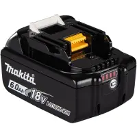 Makita BL1860B Originele accu, 18V, 6,0Ah – LXT lithium-ion accu voor gereedschap, 108Wh – met laadindicator