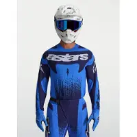 Alpinestars Techstar Swan Heren MX Jersey Blauw XL