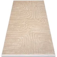 Rugsx FROJE 1774 Lijnen – Scandinavische stijl, met textuur, modern beige 140x190 cm