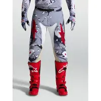 Alpinestars Racer Air Lone Heren Crossbroek Grijs/Rood 36