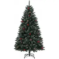 vidaXL Kunstkerstboom met 300 LED's 180 cm