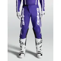 Alpinestars Fluid Apex V2 Heren Crossbroek Blauw/Wit 32