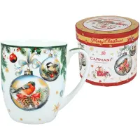 CARMANI Kerstmok Camio - Kerstballen (400ml) - Porselein
