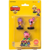 Alltoys Brawl Stars figuurtjes, 3-delige set, serie 1, met stempels