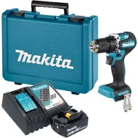 Makita DDF 487 RT1E accuboormachine 18 V 40 Nm borstelloos + 1x accu 5,0 Ah + oplader + koffer