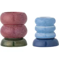 Bloomingville - Tana Votive & Candle Holder - Multi - Stoneware