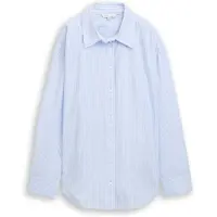 Tom Tailor Blouse pastelblauw / wit