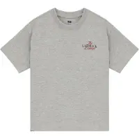 We fashion Shirt grijs gemêleerd / rood / zwart