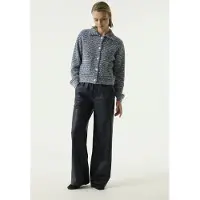 Garcia U260111 dames Broek, M, Blauw, Wide fit