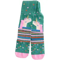 Next - Meisjes - Katoenrijke maillot met eenhoornfiguurtjes - Groen