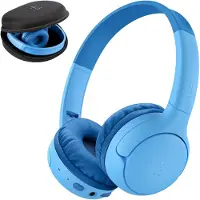 Belkin AUD012hqBL, Bekabeld en draadloos, Muziek, Koptelefoon met microfoon, Blauw