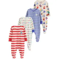 Next Rompertje/body crème / donkerblauw / geel / rood