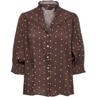 ONLY Blouse 'ONLRaya' donkerrood / wit
