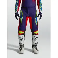 Alpinestars Fluid Drag Heren Crossbroek Blauw/Rood 30