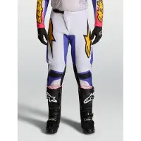 Alpinestars Fluid Drag Heren Crossbroek Grijs/Lila 34
