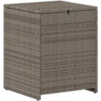 vidaXL - Bankstel - 5 - st - Grijs - en - Marineblauw - 200 - x - 200 - x - 85 - cm