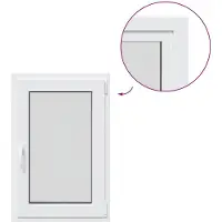 vidaXL Kelderraam RISOR 50 x 100 cm PVC en Glas