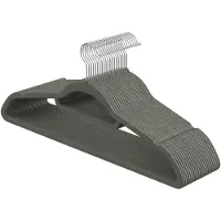 Songmics - Kledinghangers - Fluweel - Antislip - 360° Draaibare Haak - Met Stang voor Stropdassen
