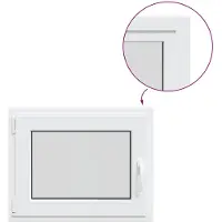 vidaXL Kelderraam RISOR 50 x 55 cm PVC en Glas