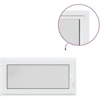 vidaXL Kelderraam RISOR 50 x 55 cm PVC en Glas