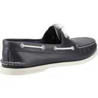 Sperry Authentieke 2 Oog Leer Heren Marineblauwe Bootschoenen