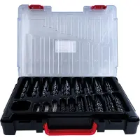 Format Set spiraalboren DIN338 HSS-geslepen type N 170-delig 1-10,0mm Kunststof cassette