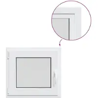 vidaXL Kelderraam RISOR 60 x 55 cm PVC en Glas