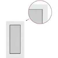 vidaXL Kelderraam RISOR 30 x 60 cm PVC en Glas
