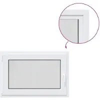 vidaXL Kelderraam RISOR 95 x 50 cm PVC en Glas