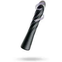 Anal Fantasy Twist Ecstasy - roterende-stotende anale vibrator (zwart)