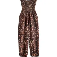 Next Jumpsuit beige / bruin / donkerbruin