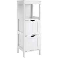 WAN Badkamermeubel deluxe - Badkamerkastje - Stand - Kolomkast staand - 30x30x89cm