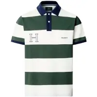 Hackett London Heren Combi H Polo groen (S), Casual, Katoen, Korte mouwen HM5600237