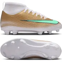 Nike Mercurial Superfly 11 Mbappé Club Gras / Kunstgras Voetbalschoenen (MG) Kids Goud Groen Wit