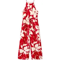 Mango Jumpsuit 'Milos' ivoor / bloedrood