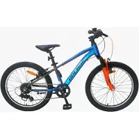 Volare Boost Kinderfiets - 24 inch - Blauw Oranje - 21 versnellingen