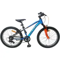Volare Boost Kinderfiets - 26 inch - Blauw Oranje - 21 versnellingen