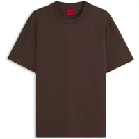 HUGO Relaxed-fit T-shirt met centraal logodetail Maat L
