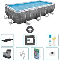 Bestway Power Steel Rechthoekig zwembad - 549x274x122 cm - 6-delig - Model S608