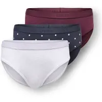 ONLY GIRLS Onderbroek 'KOGLOLA' nachtblauw / bessen / wit