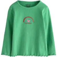 Next Shirt donkergeel / groen / pink / rood
