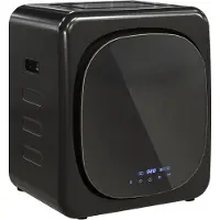 HOMCOM Wasdroger Roestvrij staal, ABS 48L x 40B x 56H cm Zwart
