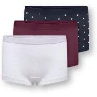Kids Only GIRLS Onderbroek 'KOGLOLA' navy / lichtgrijs / wijnrood