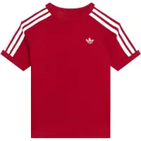 Adidas Shirt '3-Stripes' bordeaux / wit