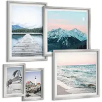 Tulup 4-Delige Schilderij Set - Natuur en landschap in een harmonieus geheel van decoraties - 50 x 50 cm, 20 x 30 cm en 40 x 60 cm - Moderne Wanddecoratie - Slaapkamer - Decoratieve Schilderijen