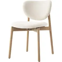 Tower Living Eetkamerstoel Pimonte eiken - stof Sahara 102 ivory